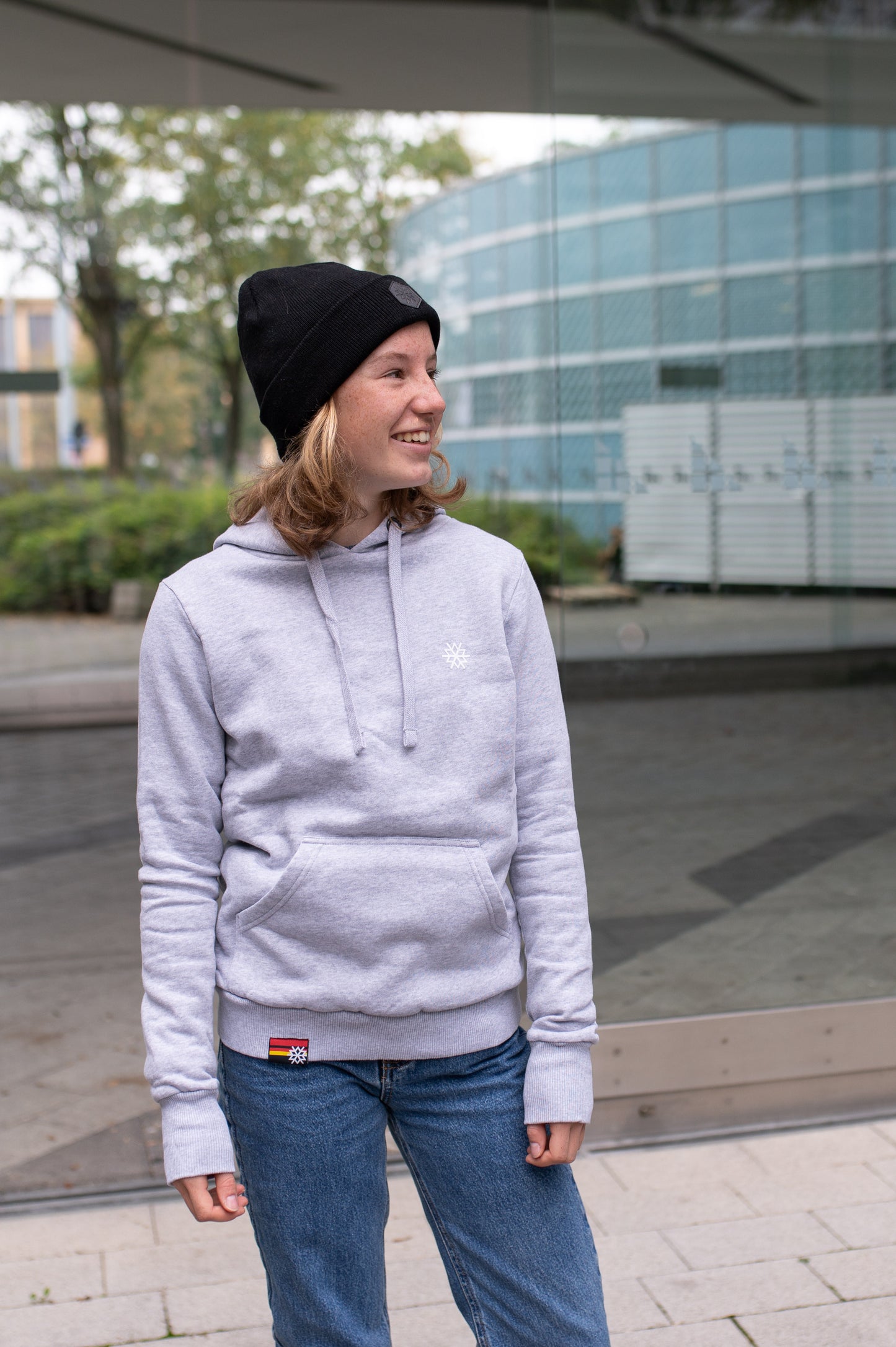 hoodie damen dsv - grau
