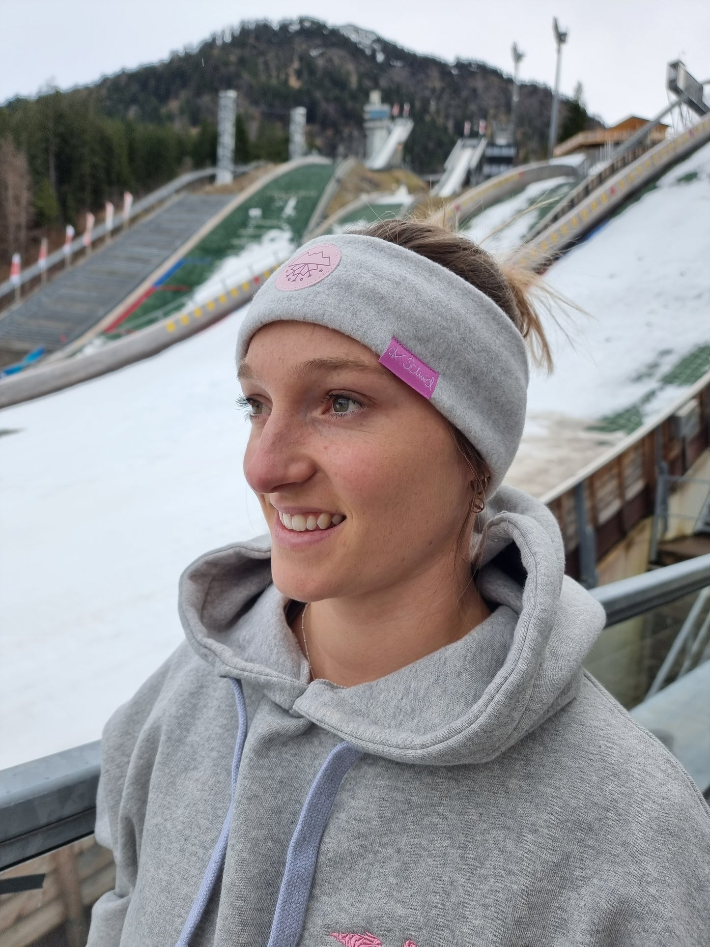 stirnband hellgrau - katharina schmid edition