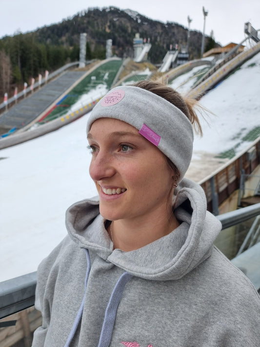 Stirnband Hellgrau - Katharina Schmid Edition