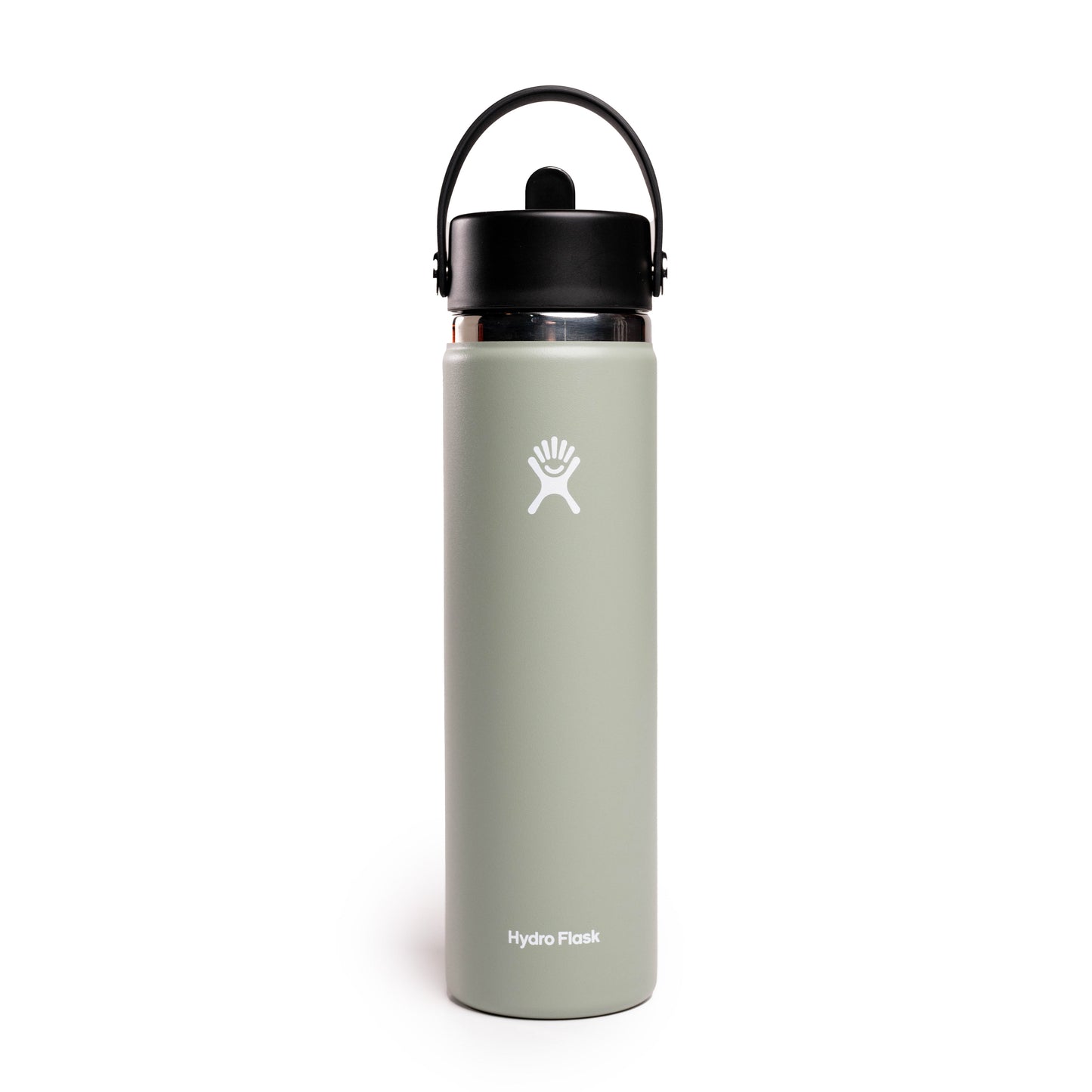 hydro flask 24 oz wide mouth with flex straw cap (710 ml)