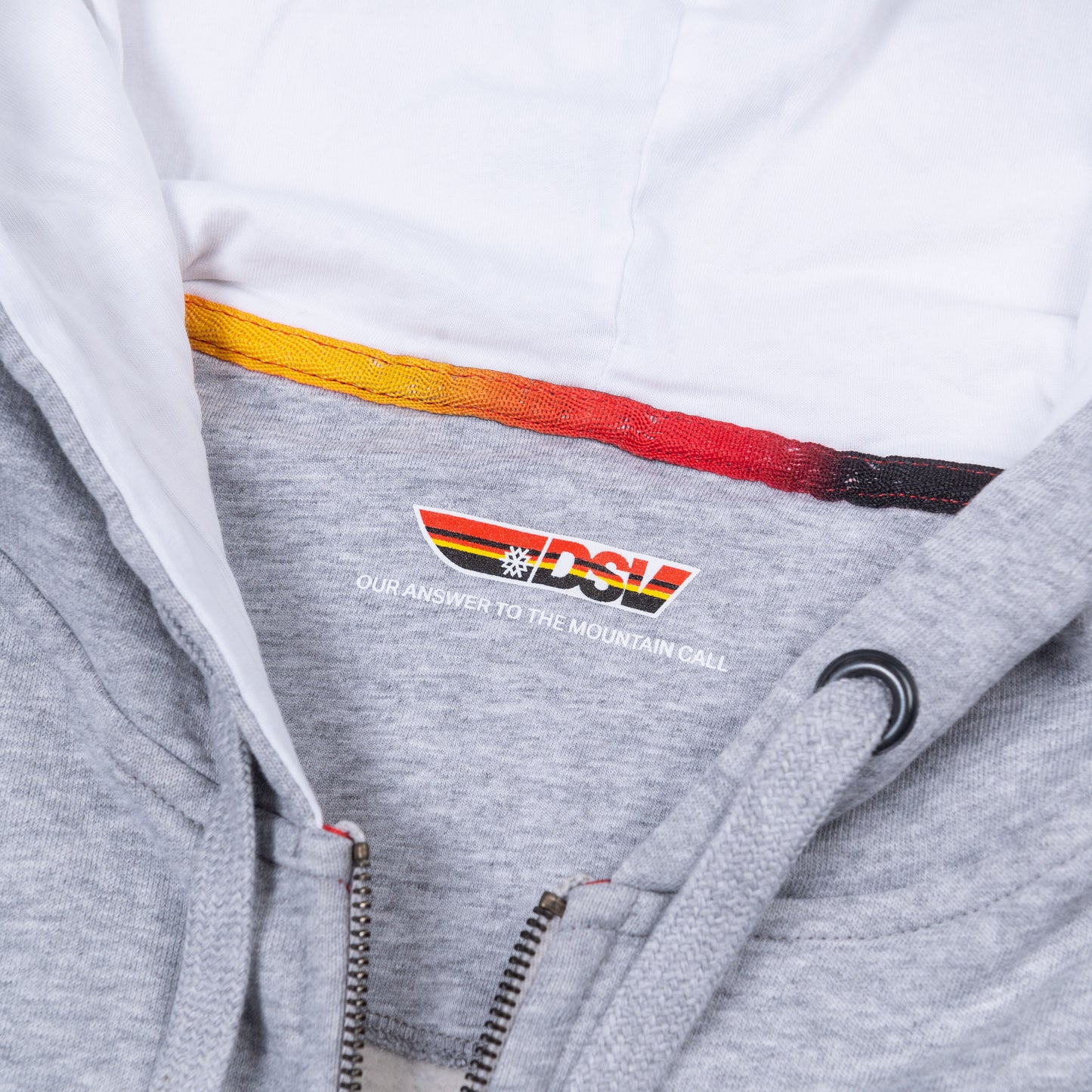 zip-up hoodie herren dsv - grau