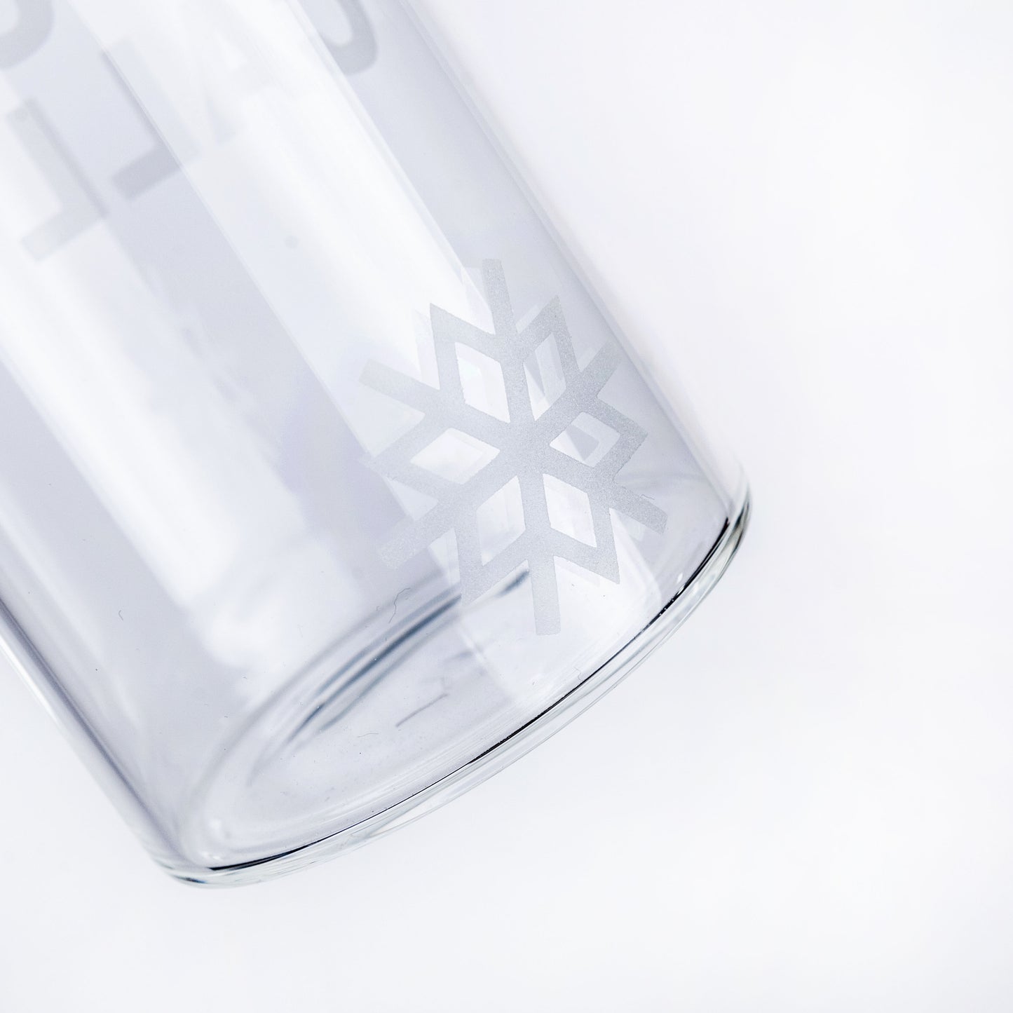 glasflasche mit filzhülle vesii - limitierte edition