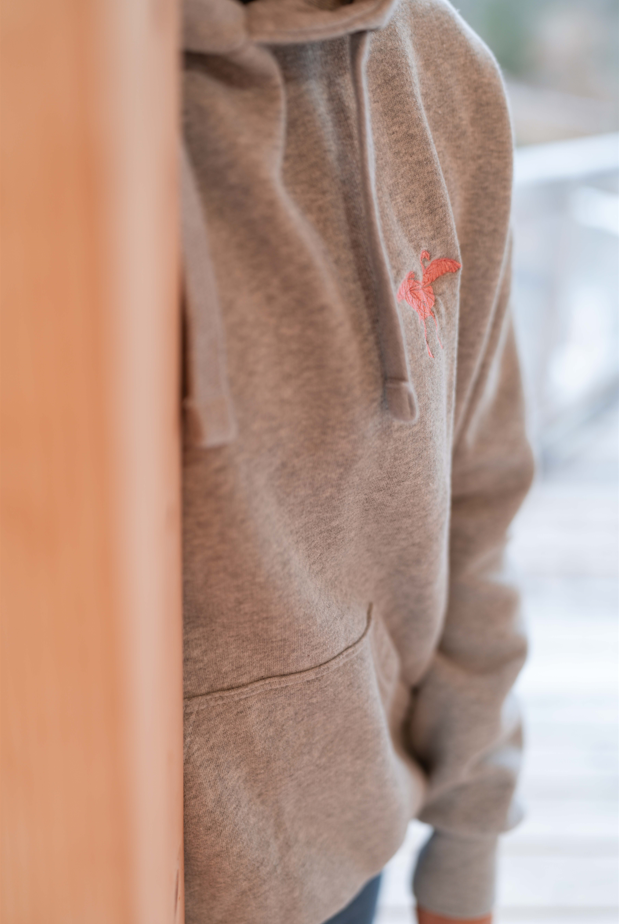 hoodie hellgrau - katharina schmid edition