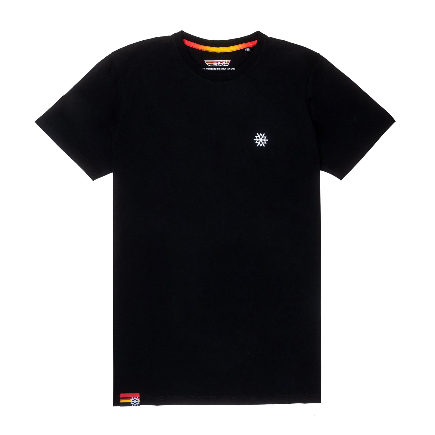 t-shirt herren dsv - schwarz
