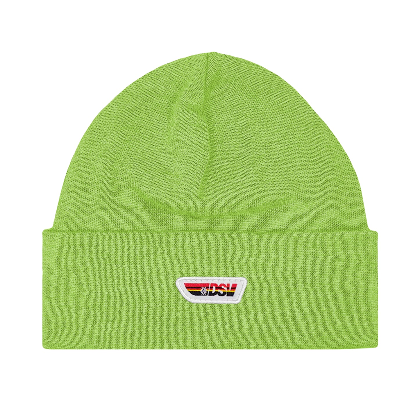beanie dsv logo - limegreen