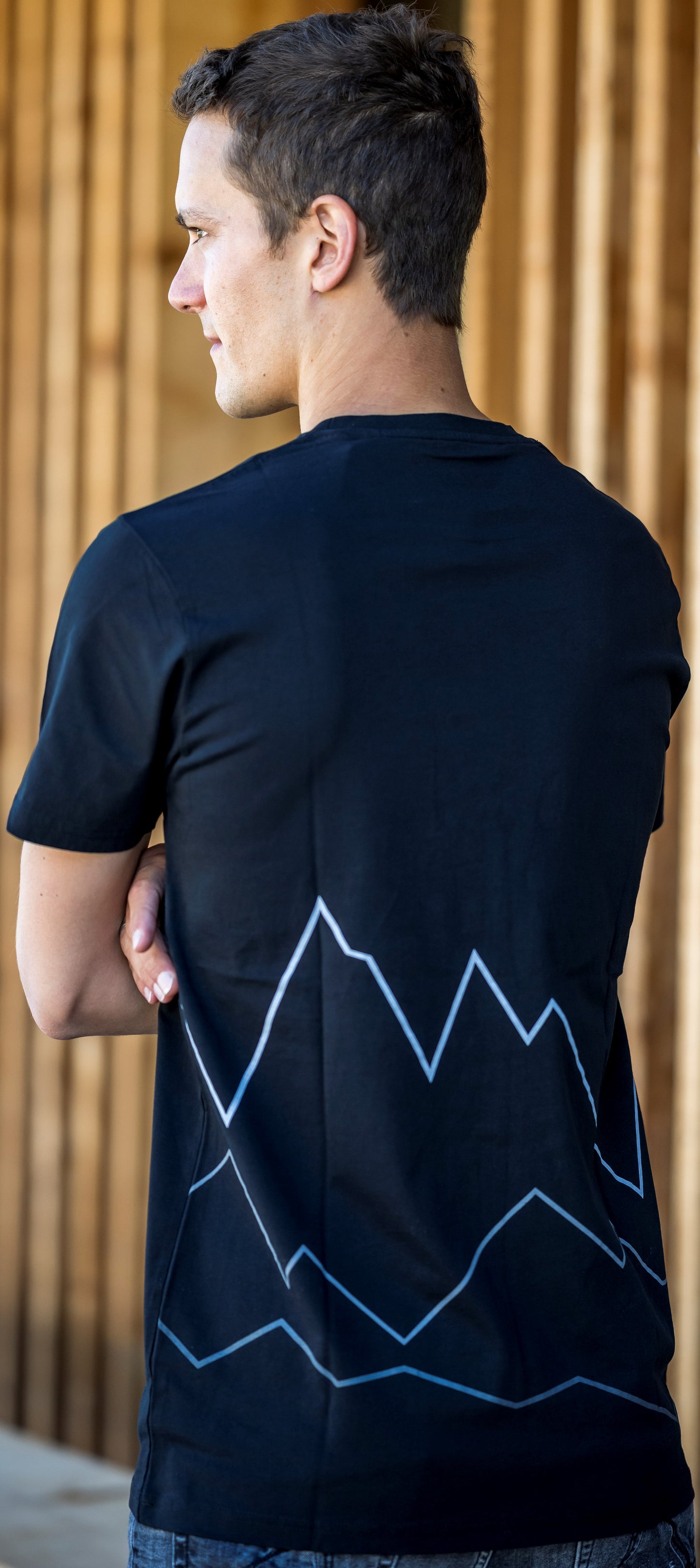 t-shirt herren dsv - schwarz
