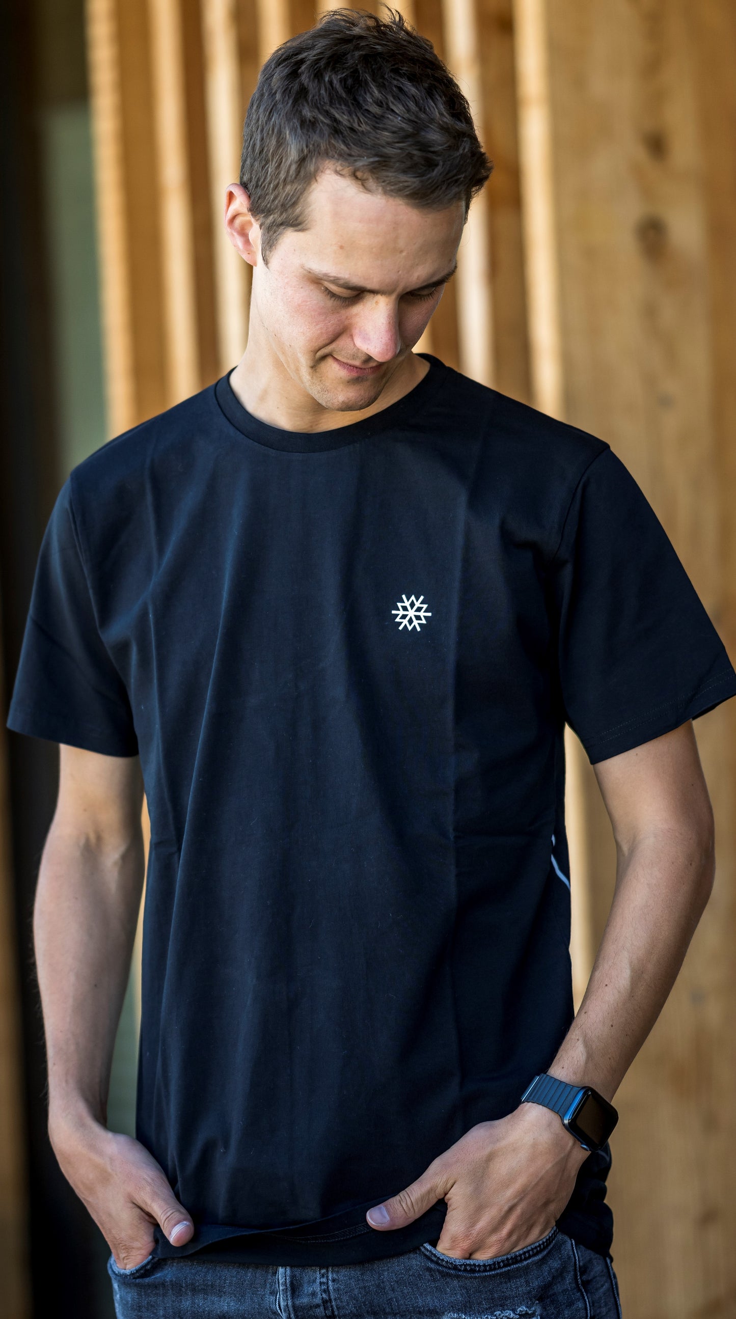 t-shirt herren dsv - schwarz