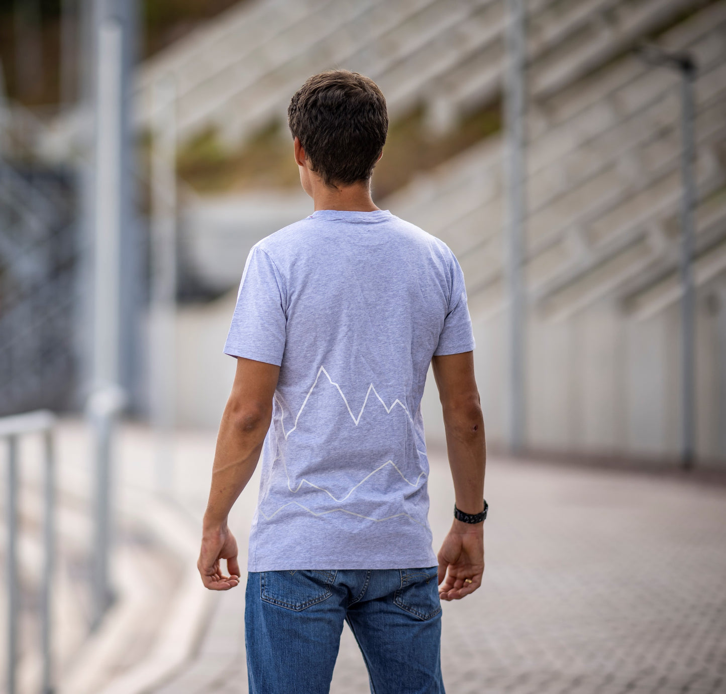 t-shirt herren dsv - grau