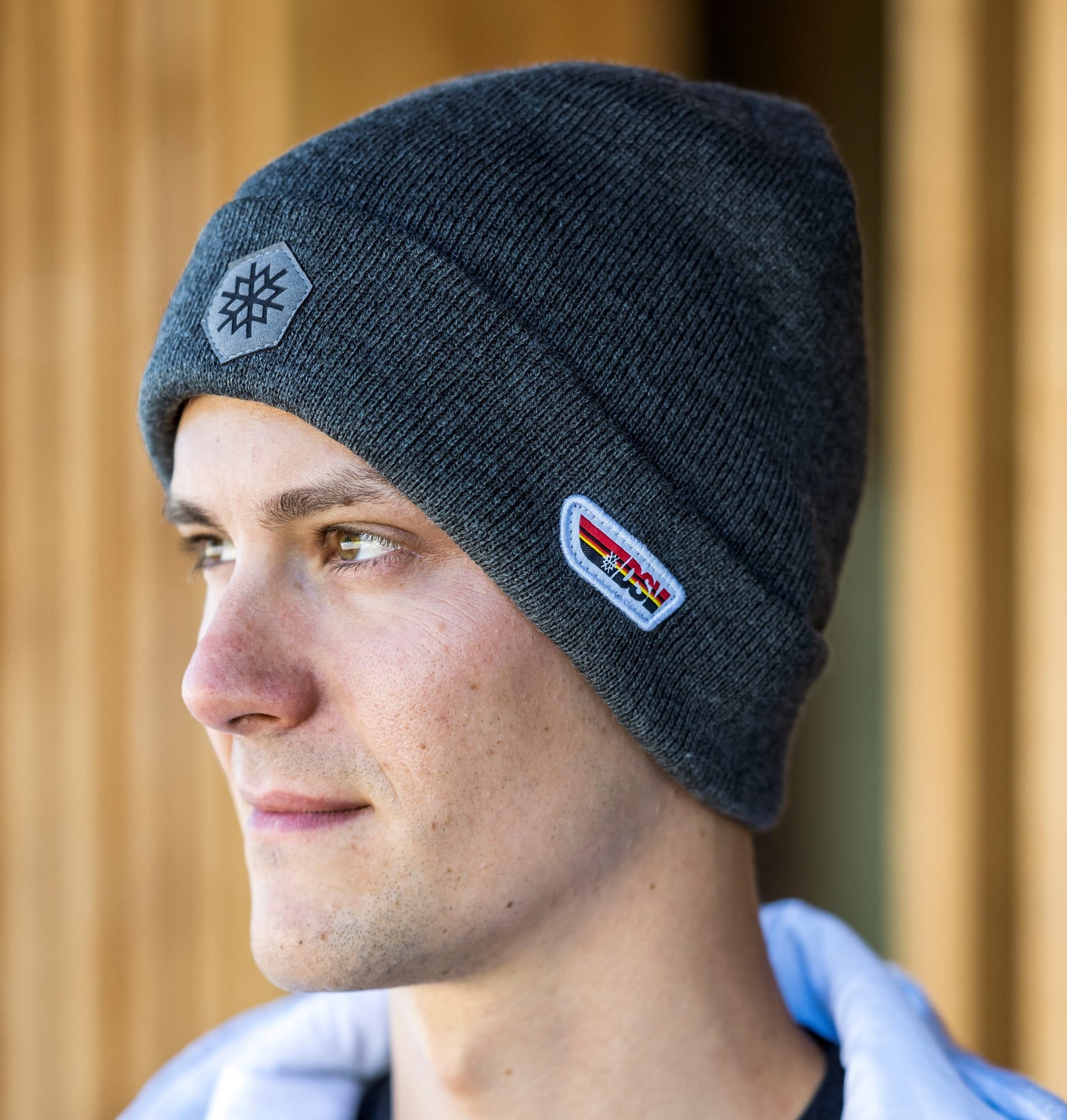 beanie dsv - dunkelgrau