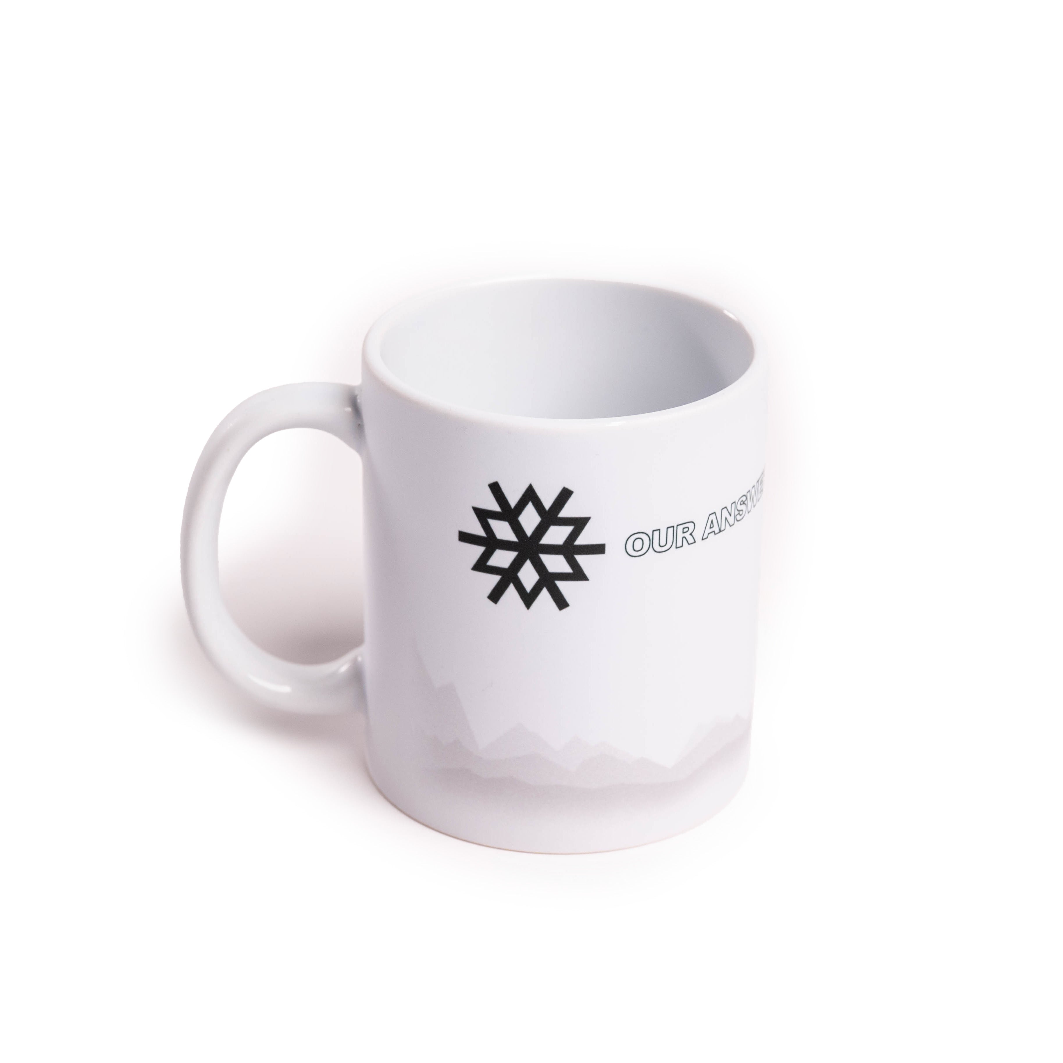 Tasse „Our answer to the mountain call“