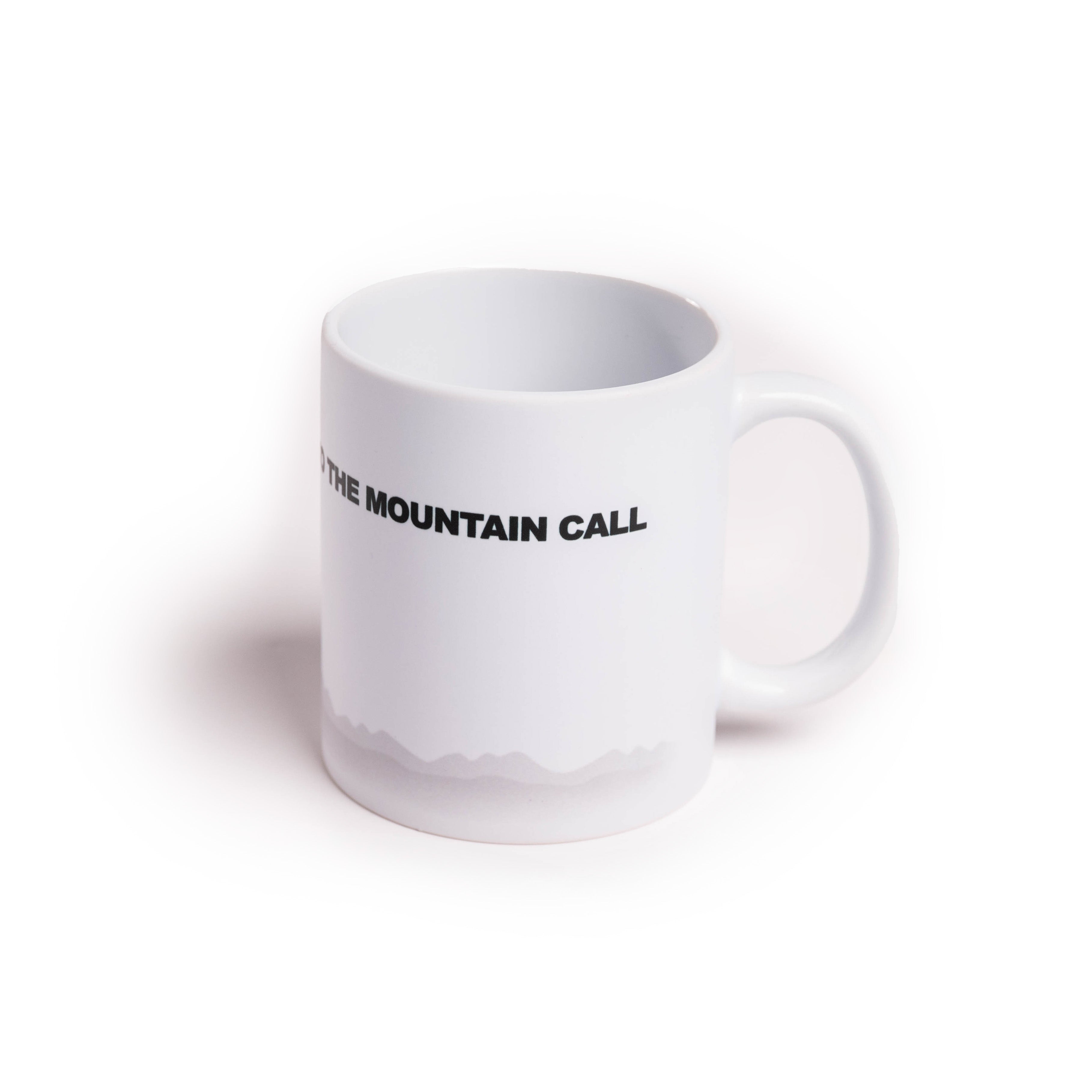 Tasse „Our answer to the mountain call“