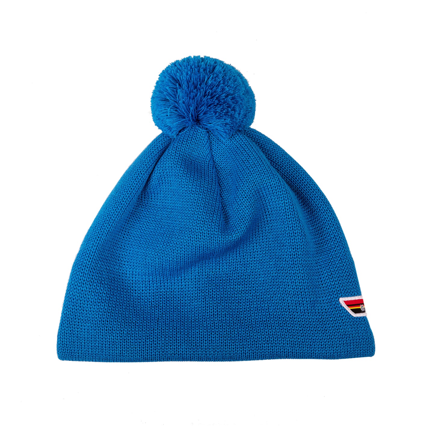 beanie mit bommel dsv - blau