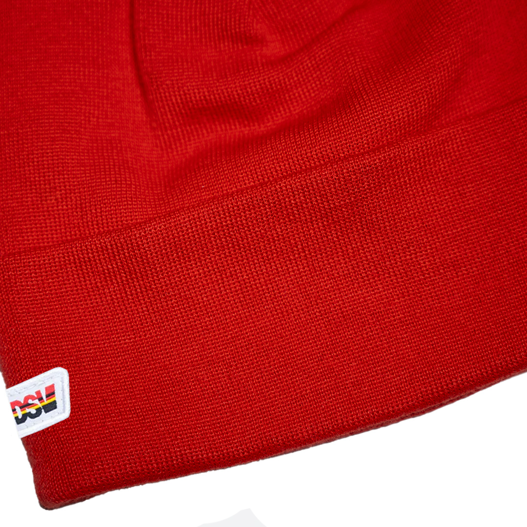 beanie dsv flocke - hellrot