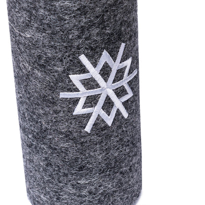 Glasflasche mit Filzhülle Vesii - Limitierte Edition