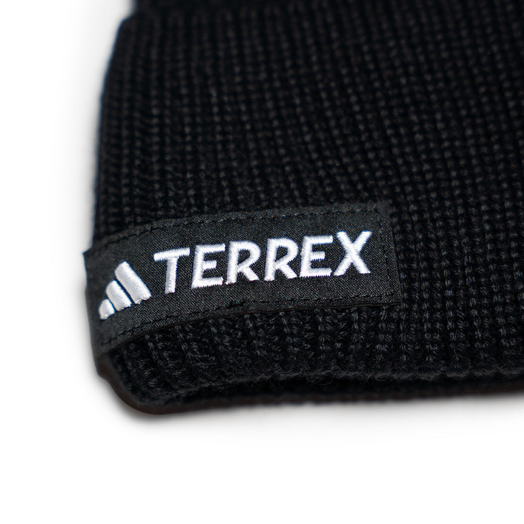 adidas terrex dsv beanie warm mit umschlag - schwarz