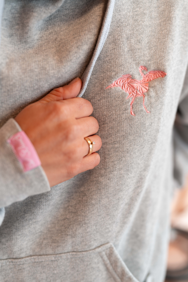 hoodie hellgrau - katharina schmid edition