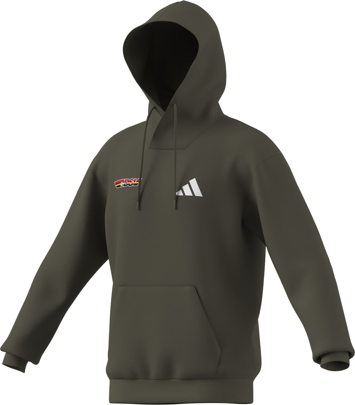 adidas dsv logo hoodie grün