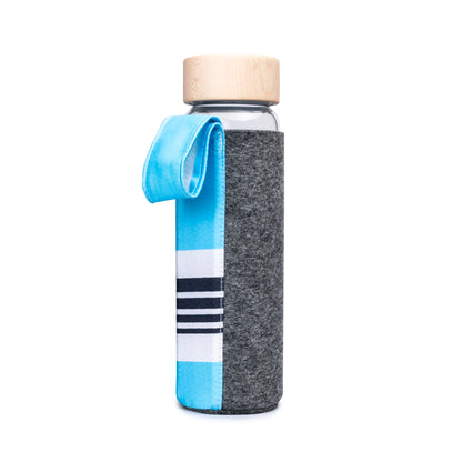Glasflasche mit Filzhülle Vesii - Limitierte Edition