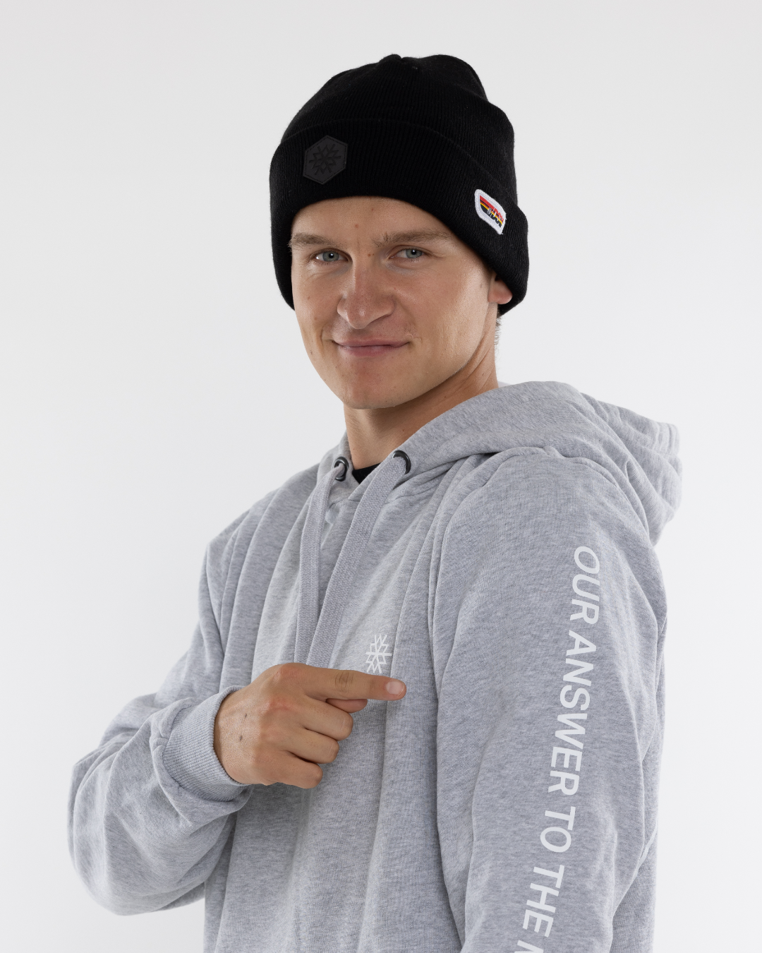 beanie dsv - schwarz